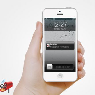 Boîtier de notification de messagerie Bluetooth pour iPhone et Android