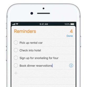 Comment partager des listes dans Reminders