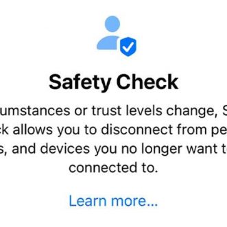 Qu’est-ce que la fonction Vérification de sécurité sur iPhone ?