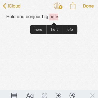 Comment faire la vérification de l’orthographe dans une autre langue sur iPhone