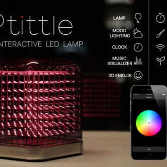 Lampe 3D interactive intelligente