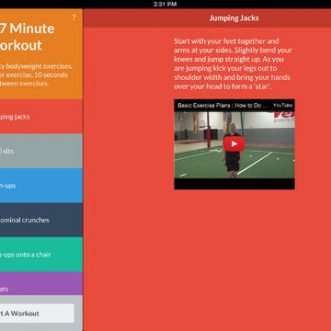 7 applications iPhone incroyables pour une formation par intervalles de 7 minutes