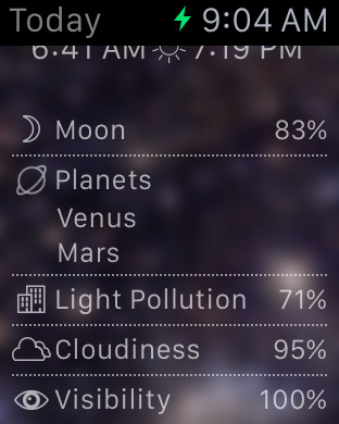 5 applications d’astronomie pour Apple Watch
