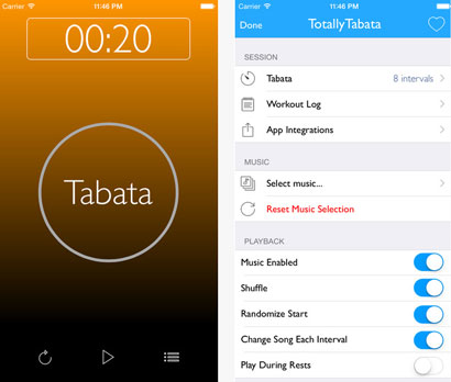 6 applications Tabata pour iPhone et iPad