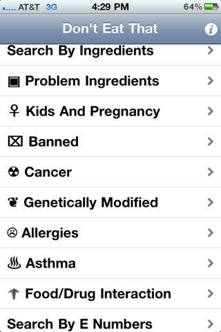 Applications iPhone sans OGM