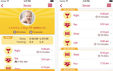 6 applications de suivi de couches pour iPhone et iPad