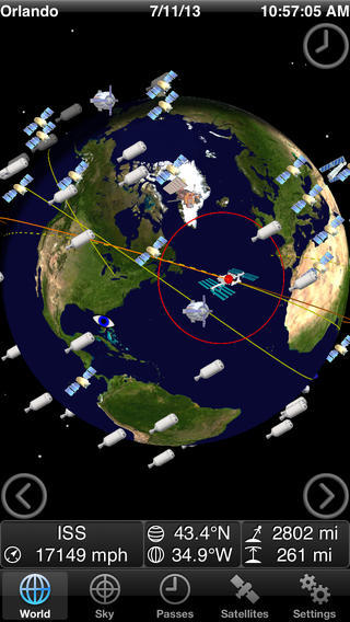5 traceurs de satellites pour iPhone