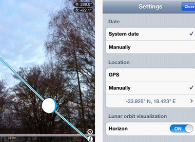 5 applications de réalité augmentée pour trouver la lune sur iOS