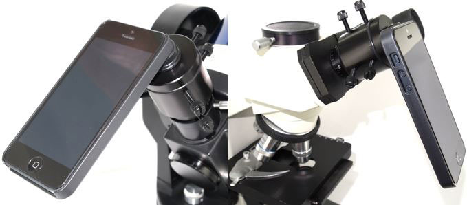 5 adaptateurs de microscope pour iPhone