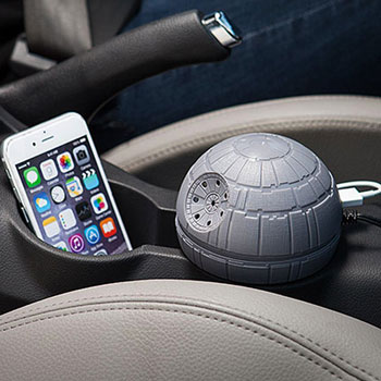 5 enceintes et accessoires Death Star de Star Wars pour iPhone et Apple Watch