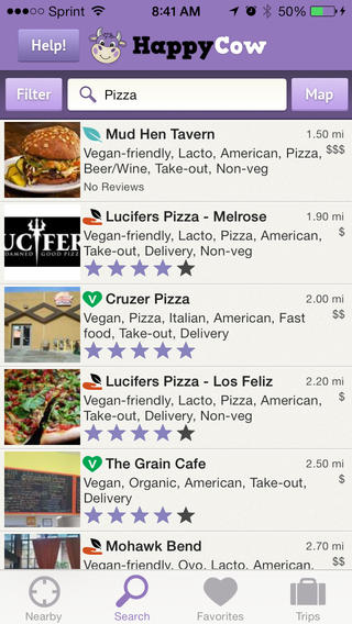 5 applications iPhone pour trouver des restaurants sains