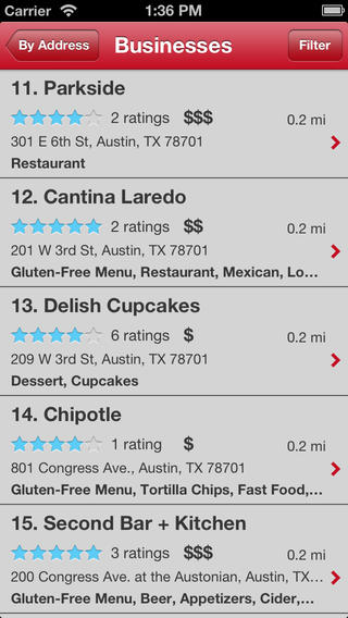 5 applications iPhone pour trouver des restaurants sains
