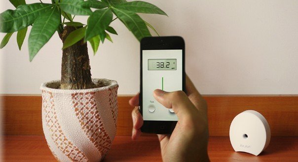 6 Moniteurs de Qualité d’Air Intelligents Compatible iOS