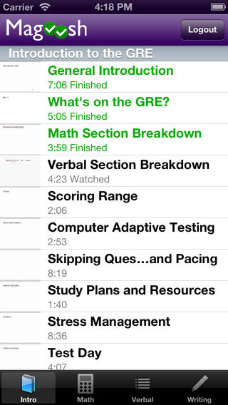 5 applications iPhone/iPad pour les mathématiques du GRE