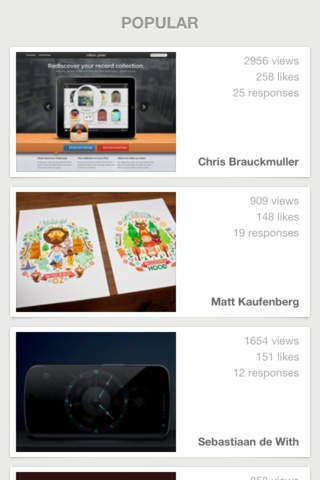 5 applications iPhone incroyables pour les fans de Dribbble