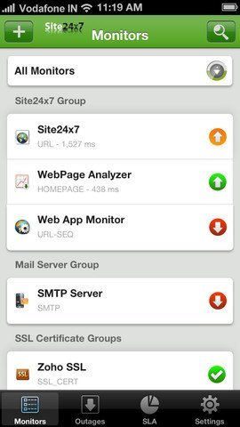 Surveillez la disponibilité de votre site sur iPhone : 6 applications