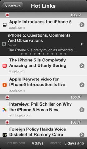 2 applications de lectures de flux RSS pour iPhone ayant la fièvre