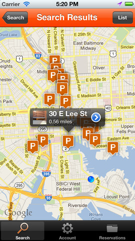 Trouver un emplacement de stationnement avec un iPhone : 5 applications