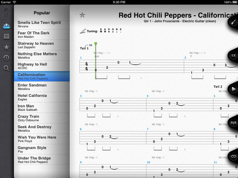 5 superbes applications de tablature de guitare pour iPhone