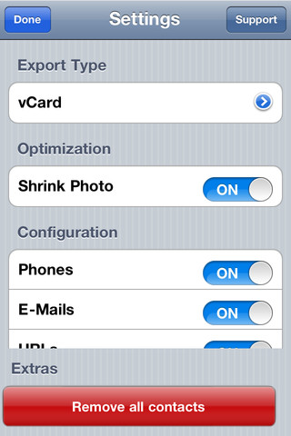 Applications de sauvegarde des contacts pour iOS