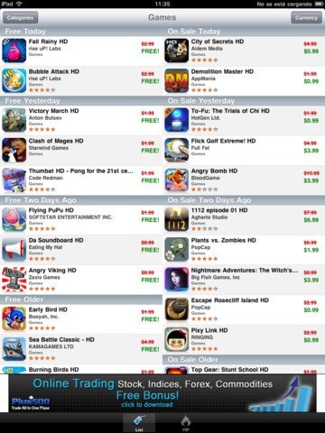 Découvrez des apps iPhone et iPad gratuites ou en promotion