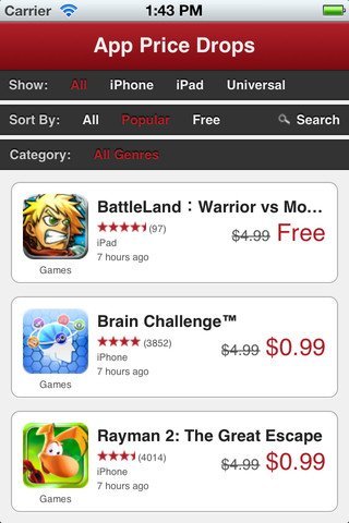 Découvrez des apps iPhone et iPad gratuites ou en promotion