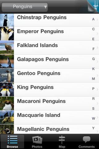 Applications iOS pour le pôle Sud de l’Antarctique