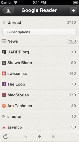 2 applications de lectures de flux RSS pour iPhone ayant la fièvre