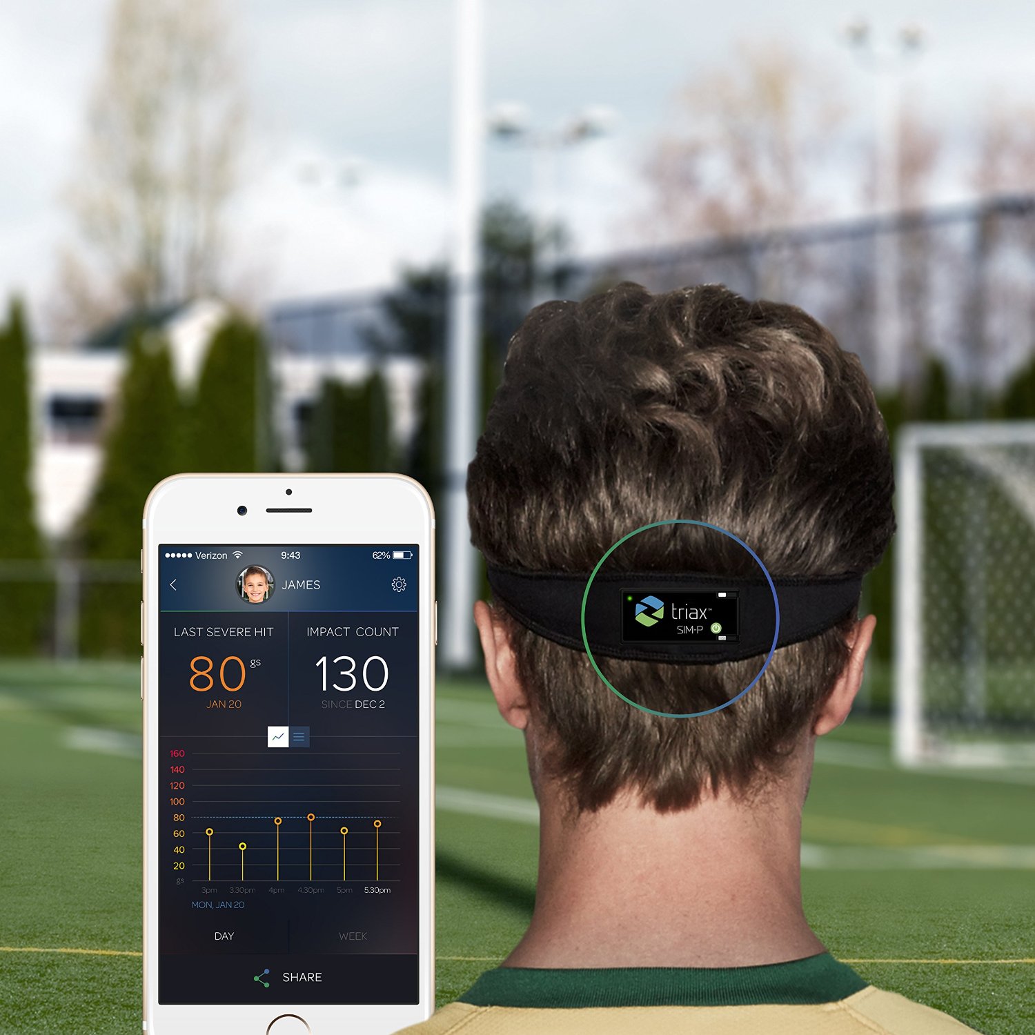 3 Capteurs de hockey intelligents compatibles iOS