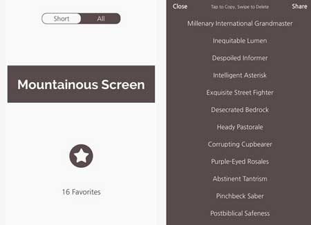 3 applications iOS pour trouver un nom à votre startup