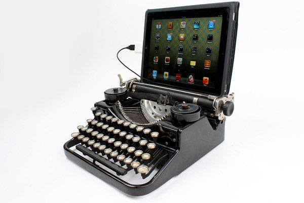 3 claviers pour iPad inspirés de machines à écrire