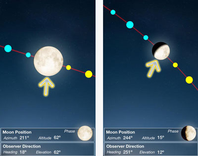 5 applications de réalité augmentée pour trouver la lune sur iOS