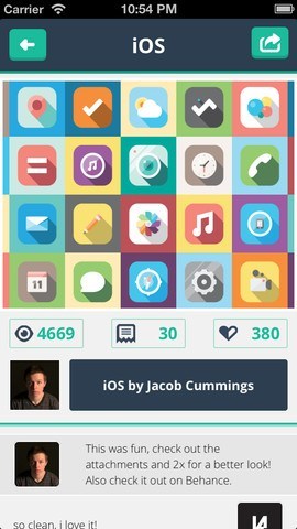 5 applications iPhone incroyables pour les fans de Dribbble