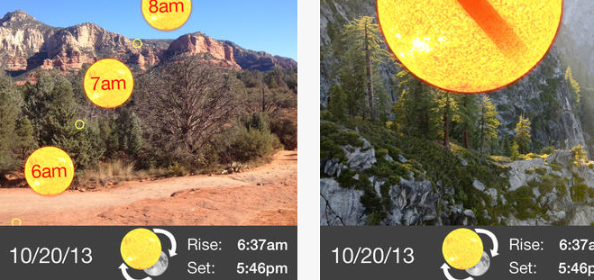 5 traceurs de soleil en réalité augmentée pour iPhone et iPad
