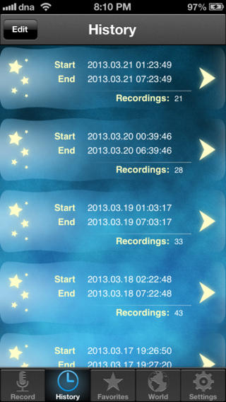 6 Enregistreurs de Sommeil pour iPhone