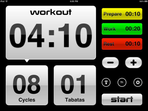 6 applications Tabata pour iPhone et iPad