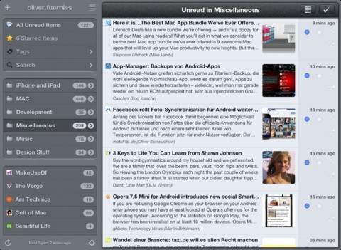 6 applications iOS pour Feedly, Feedbin, Old Reader, Feed Wrangler et BazQux