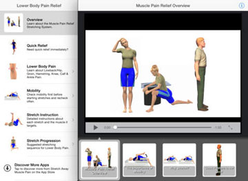 6 applications iPhone pour soulager les douleurs musculaires