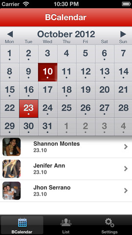7 calendriers d’anniversaire de qualité pour iPhone