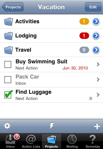 8 applications iPhone de productivité GTD à essayer absolument