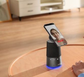 Haut-parleur AnkerWork S600 avec reconnaissance d’empreinte vocale par IA, chargeur sans fil