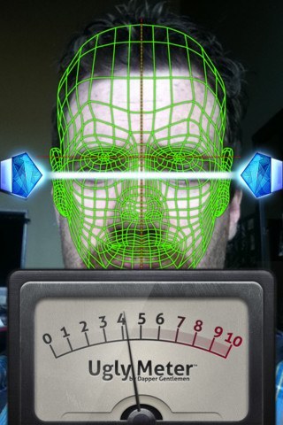 Application Ugly Meter pour iPhone, soutien-gorge pour iPhone à surface unique