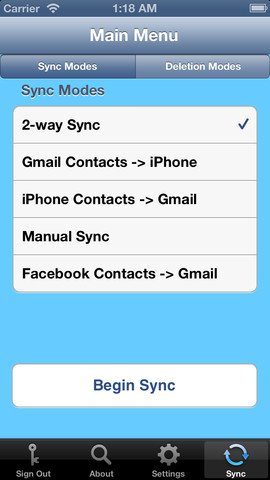 Applications de sauvegarde des contacts pour iOS