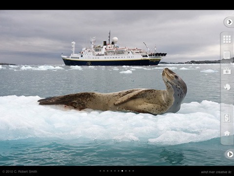 Applications iOS pour le pôle Sud de l’Antarctique