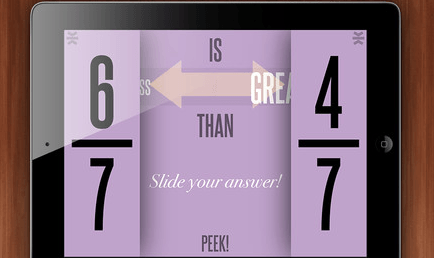 Apprendre les fractions sur iPhone et iPad : 7 applications
