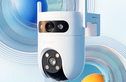 Caméra à double objectif panoramique et inclinable EZVIZ H9c