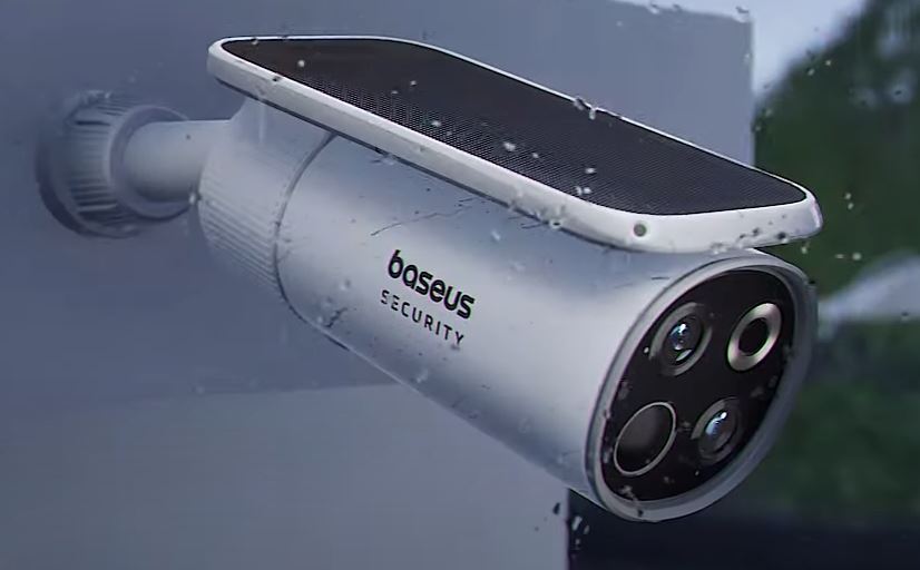 Caméra de sécurité de suivi alimentée par le soleil Baseus S1 Pro + IA