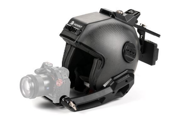 Casque de prise de vue POV Hermit de Tilta avec 5 positions de caméra