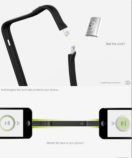 Casque solaire OnBeat, partagez la batterie de votre iPhone avec les autres