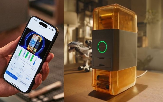 Chargeur de batteries intelligent Olight Ostation X avec application et organisateur